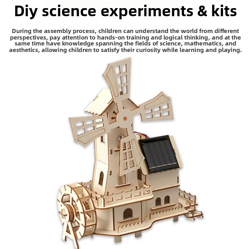 DIY Solar Energy Windmill Hous - Renewable Energy Demonstration Kit avaliação e preço