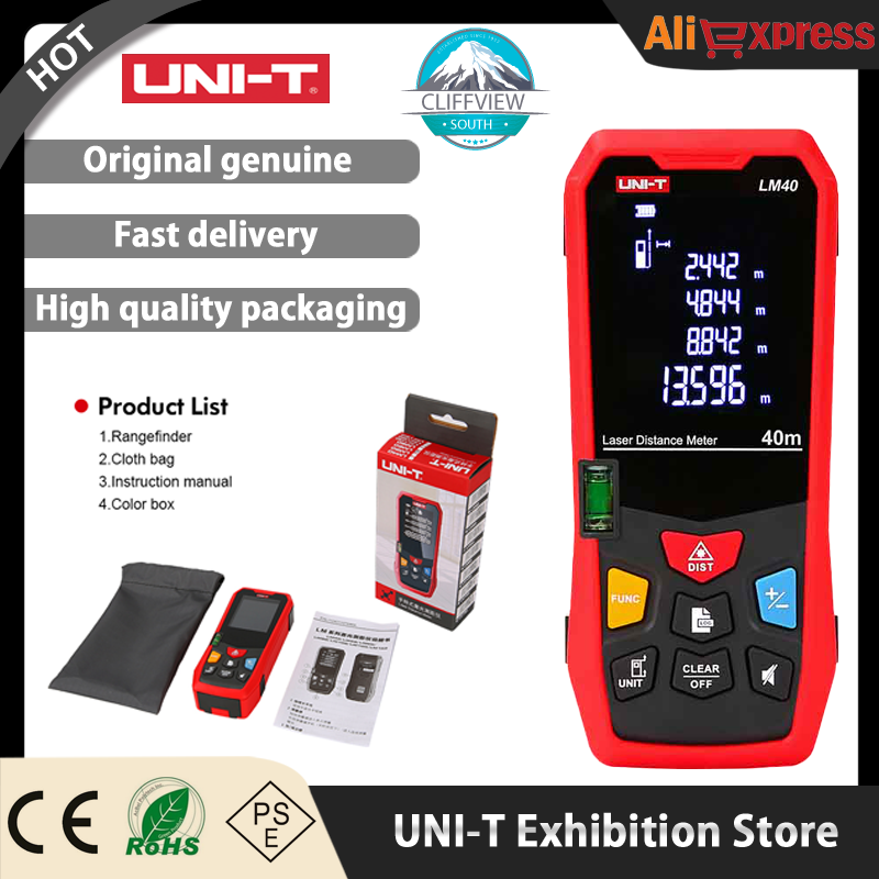 UNI-T laser distance meter 40M - Renewable Energy Demonstration Kit avaliação e preço