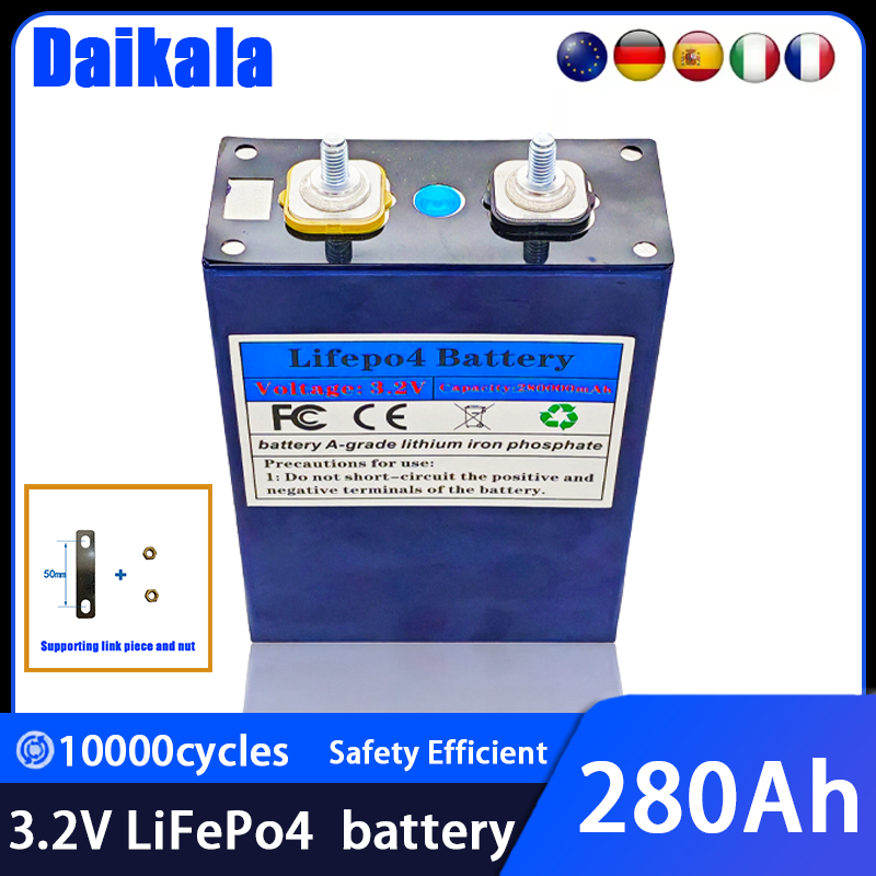 NEW 3.2V  280Ah LiFePO4 Batter - Renewable Energy Technology avaliação e preço