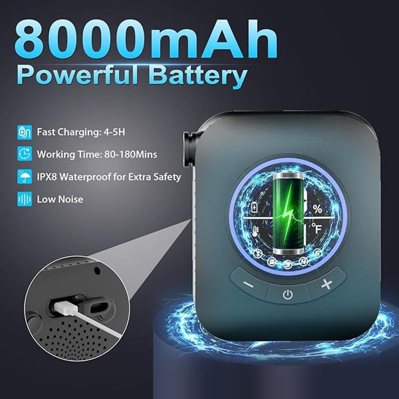 Camping Shower 3.6V 8000mAh IP - Renewable Energy Sources avaliação e preço