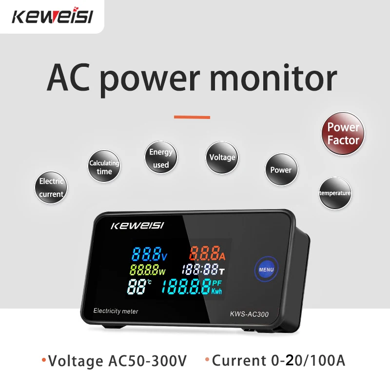 KWS-AC300 AC 50-300V Voltmeter - Renewable Energy Demonstration Kit avaliação e preço