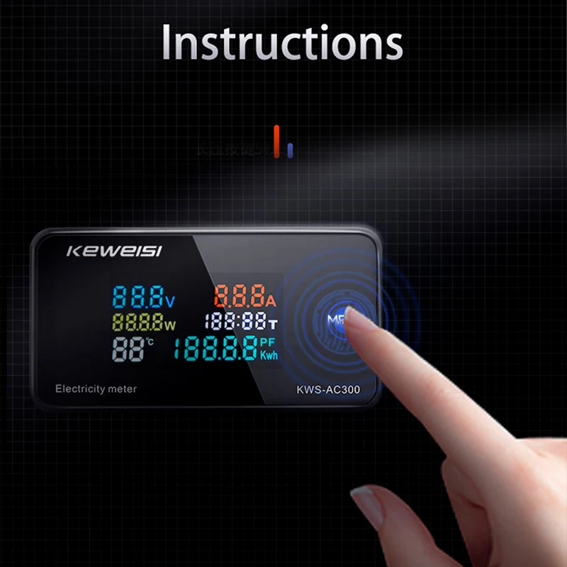 KWS-AC300 AC 50-300V Voltmeter - Renewable Energy Demonstration Kit avaliação e preço