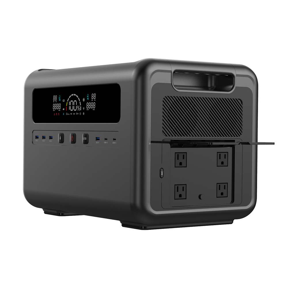 2400W Solar Power Generator, L - Portable Power Station avaliação e preço