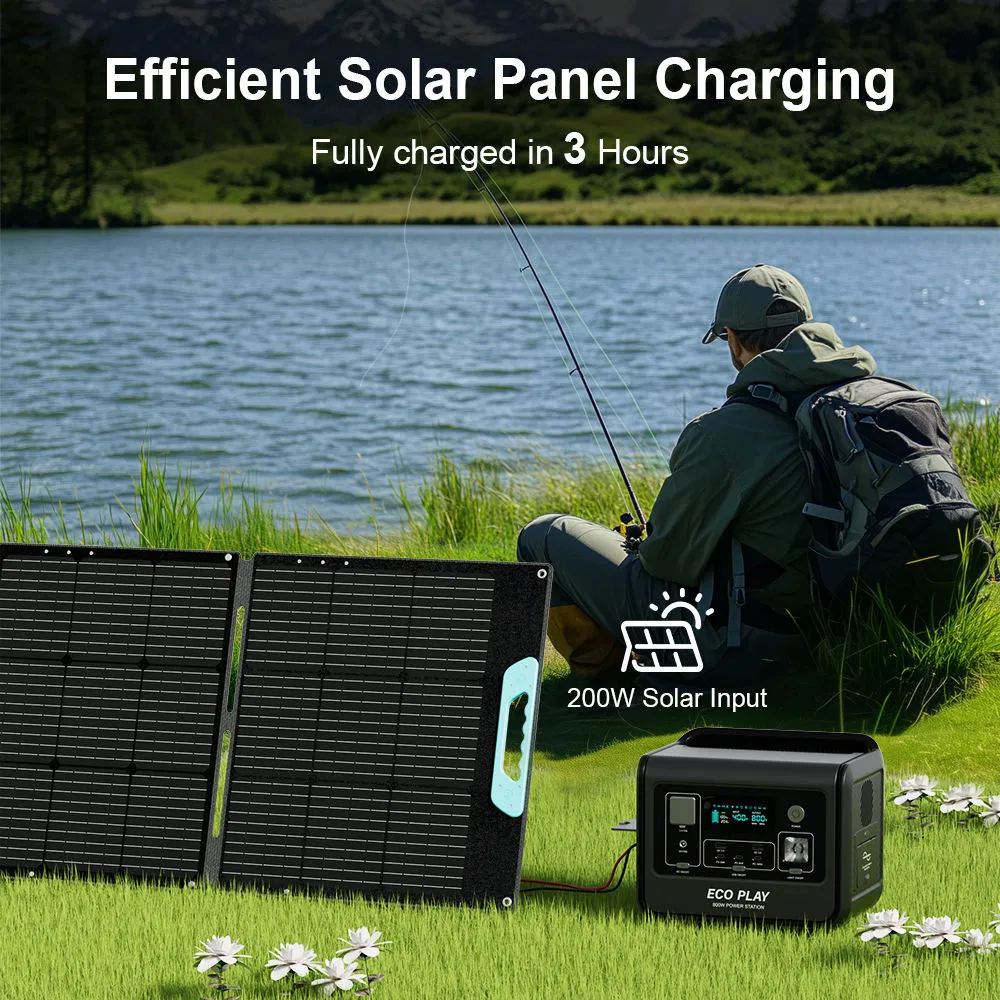 800W 512Wh Solar Power Station - Portable Power Station avaliação e preço