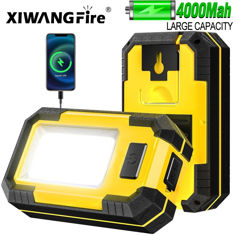 4000MaH Rechargeable Work Ligh - Renewable Energy Sources avaliação e preço