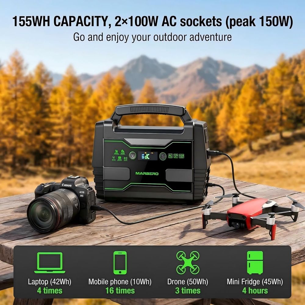 155Wh Portable Power Station w - Portable Power Station avaliação e preço