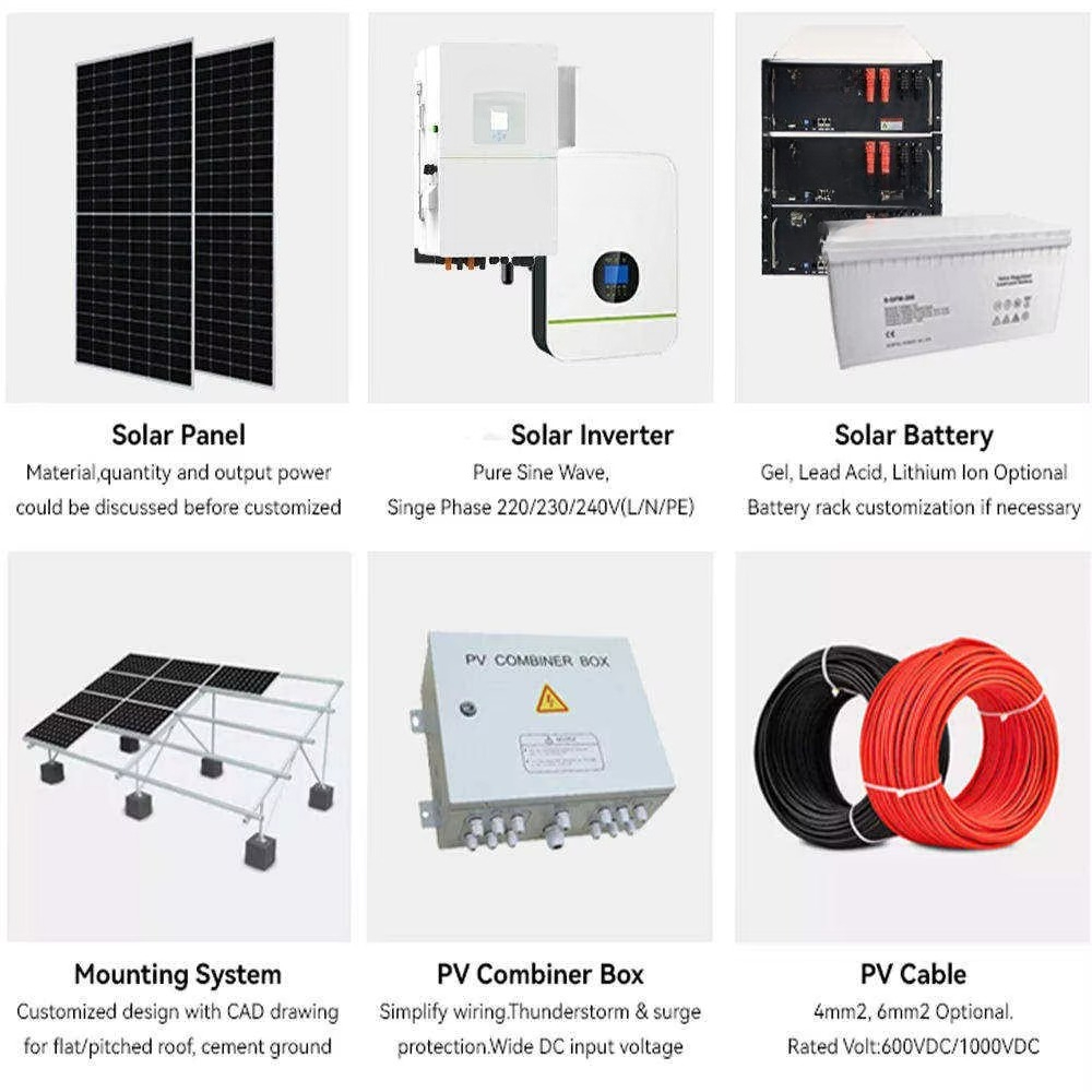 Photovoltaic Energy Storage Sy - Solar Panel System 10Kw avaliação e preço