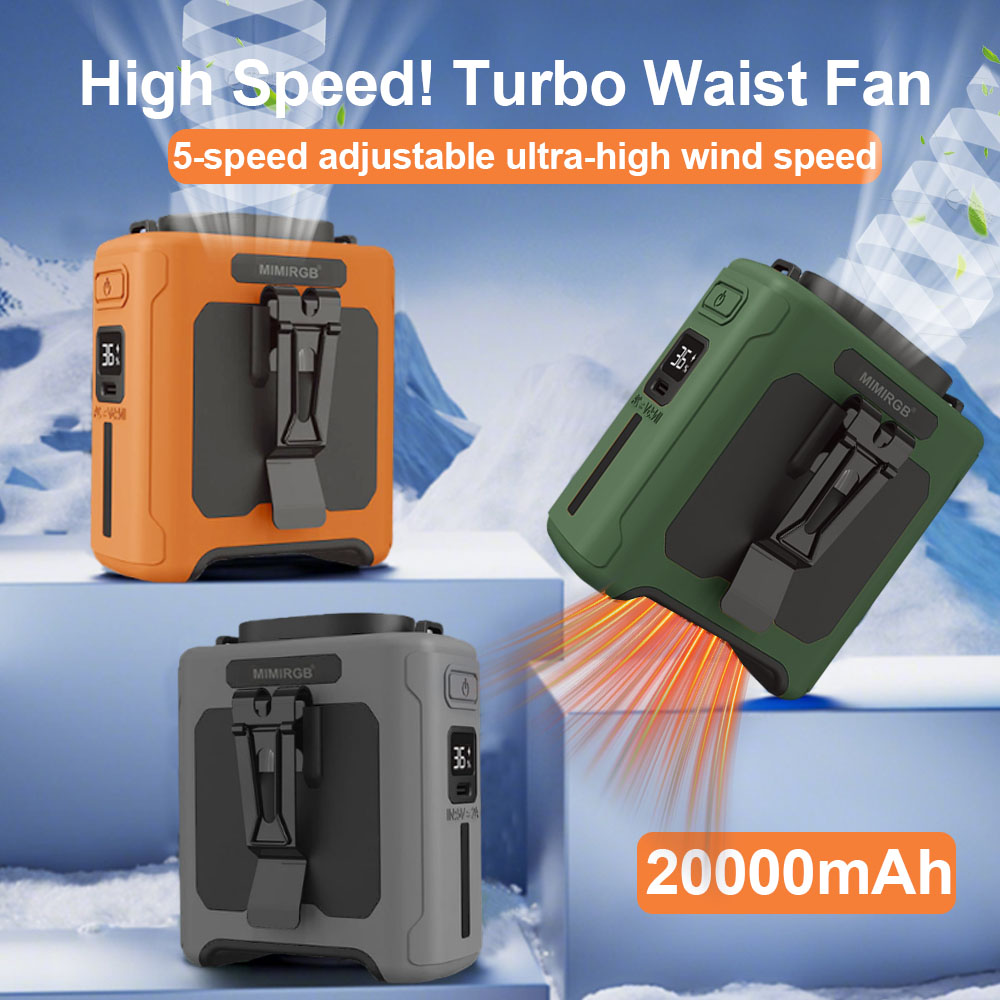 Waist Clip Fan Portable Hangin - Renewable Energy Sources avaliação e preço