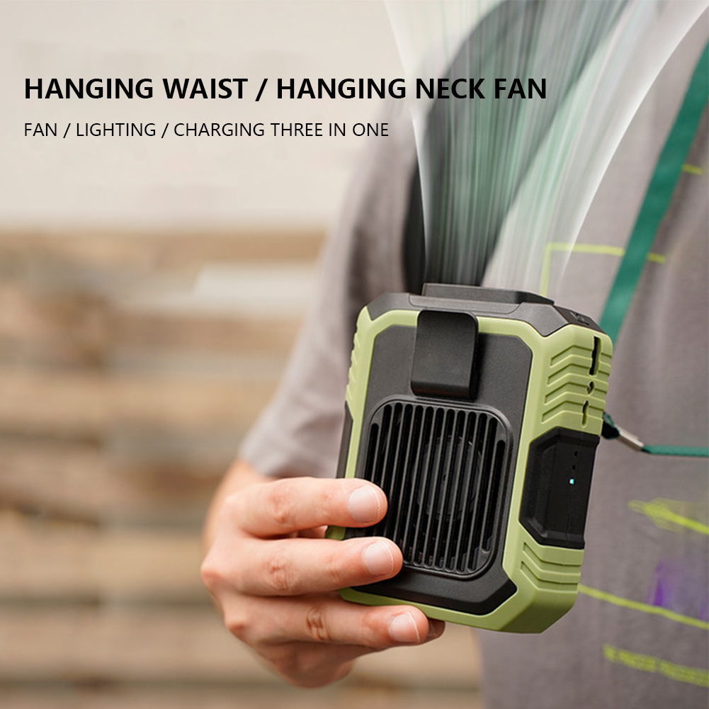 Mini Travel Wearable Waist Fan - Renewable Energy Sources avaliação e preço
