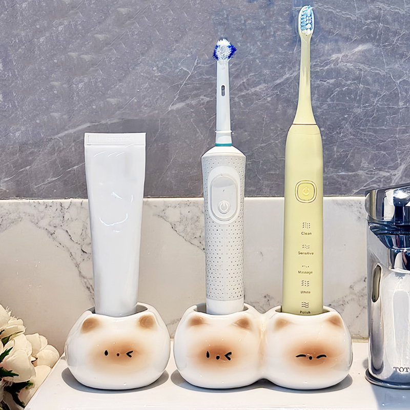 Ceramic Toothbrush Holder Cute - Energy Storage Rack avaliação e preço