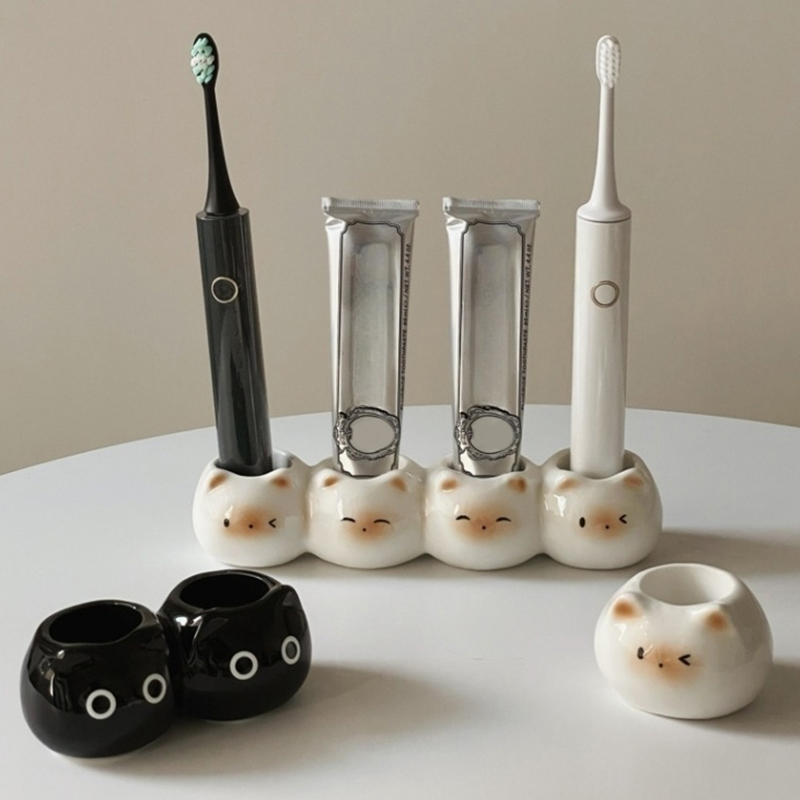 Ceramic Toothbrush Holder Cute - Energy Storage Rack avaliação e preço