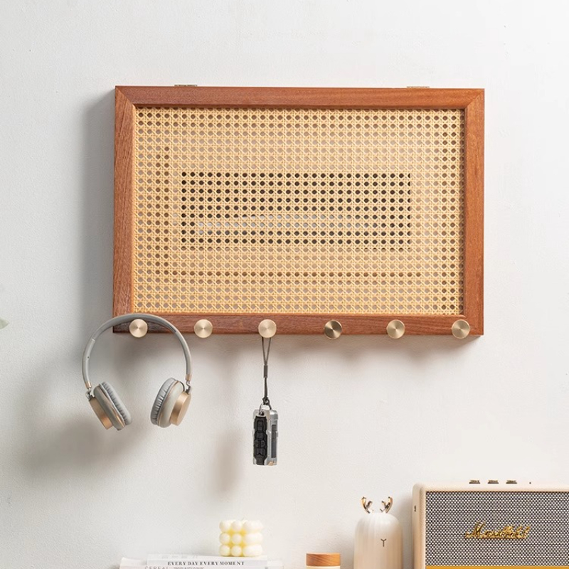 Wood Woven Rattan Electrical B - Energy Storage Rack avaliação e preço