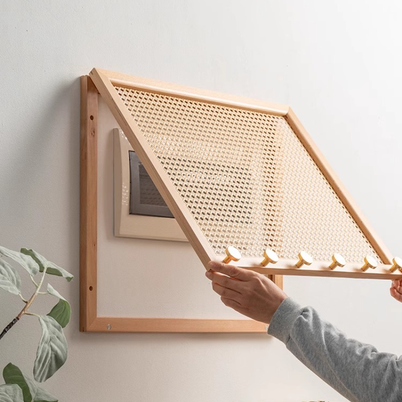 Wood Woven Rattan Electrical B - Energy Storage Rack avaliação e preço