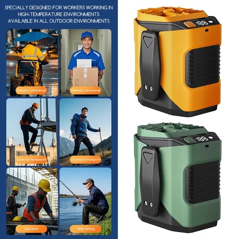 Rechargeable Waist Fan Portabl - Renewable Energy Sources avaliação e preço